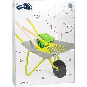 Small Foot Wheelbarrow with garden tools