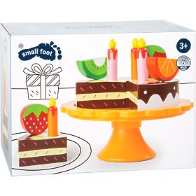 small foot Wooden Birthday Fruit Cake