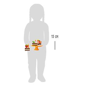 small foot Wooden Birthday Fruit Cake, small foot