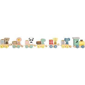 small foot Wooden Birthday Train with Animals