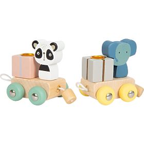 small foot Wooden Birthday Train with Animals