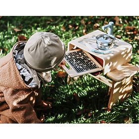 small foot Wooden Camping Stove, small foot