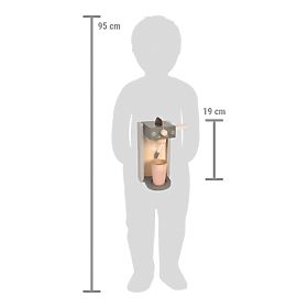 small foot Wooden Coffee Maker with Accessories Tasty Gray