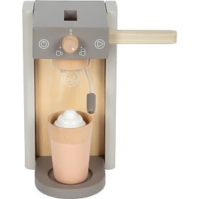small foot Wooden Coffee Maker with Accessories Tasty Gray