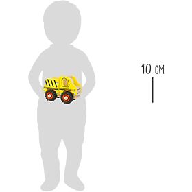 small foot Wooden Construction Vehicle