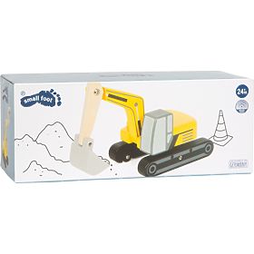 small foot Wooden Crawler Excavator