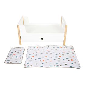 small foot Wooden Crib Little Button, small foot