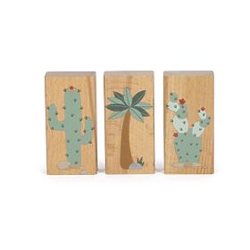 Small Foot Wooden Dino Blocks