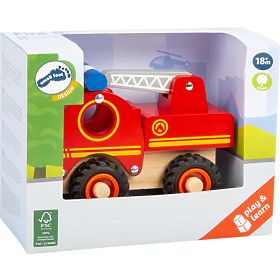 small foot Wooden Fire Truck with Ladder