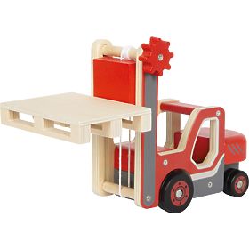 small foot Wooden Forklift with Pallet