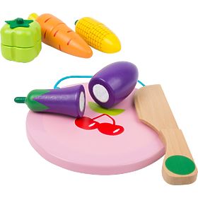small foot Wooden Fruit and Vegetable Set - Damaged Packaging, small foot