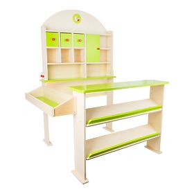 small foot Wooden Green Market Stall, small foot