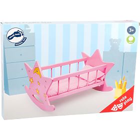 small foot Wooden Pink Cradle Star