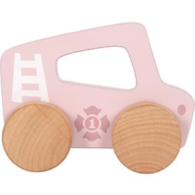 small foot Wooden Push Car Pink