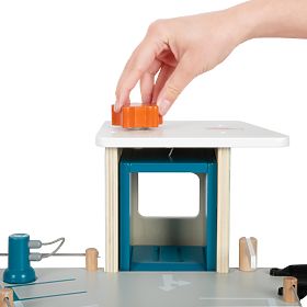 small foot Wooden Racing Garage, small foot