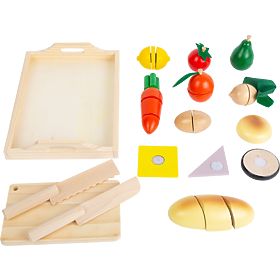 small foot Wooden Slicing Breakfast Foods - Damaged Packaging