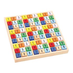 Small Foot Wooden sudoku colored cubes