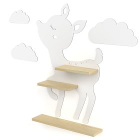 A shelf with a deer, CHILL