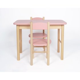 OURBABY dusty pink table and chair set