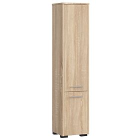 TALL BATHROOM CABINET FIN 2 DOORS OAK SONOMA