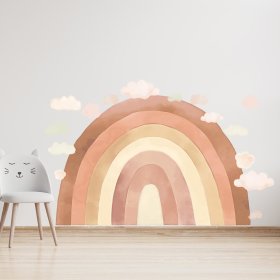 Wall sticker Rainbow - beige