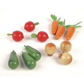 Tidlo Wooden Crate with Vegetables, Tidlo