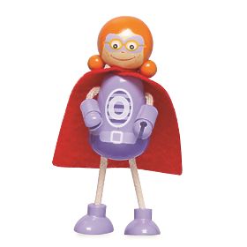 Tidlo Wooden Figures Superheroes