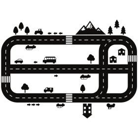 Floor sticker - Motorway