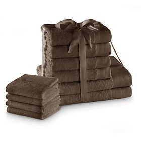 Towel AMARI - AMELIAHOME color brown classic style 2*70x140+4*50x100+4*30x50 AmeliaHome