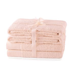 Towel AMARI - AMELIAHOME color powder pink classic style 2*70x140+4*50x100 AmeliaHome