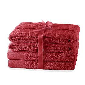 Towel AMARI - AMELIAHOME color red classic style 2*70x140+4*50x100 AmeliaHome