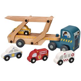 Transporter with Rescue Cars