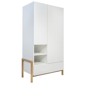 Two-Door Wardrobe Viktor - White