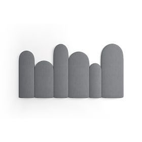 Upholstered Panels Trinity Fence – Grey