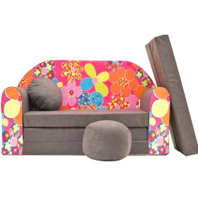 Colourful Flowers Children's Sofa Bed, Welox