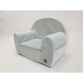 Children's armchair Velvet - light gray, TOLO