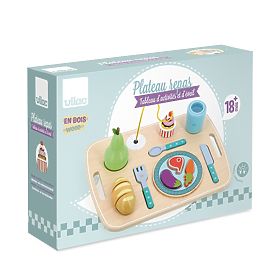 Vilac Activity Board Tray with Food, Vilac