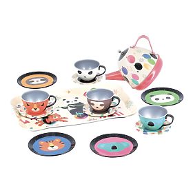 Vilac Tea Set with Sound and Animals, Vilac