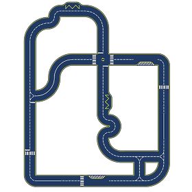 Vilac Vilacity Double-Sided Racing Track