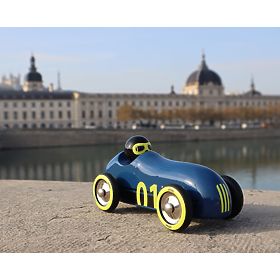 Vilac Wooden Car Old Sport Compet Dark Blue, Vilac