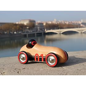 Vilac Wooden Car Old Sport Compet Natural, Vilac