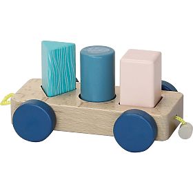 Vilac Wooden Colorful Train Canopée