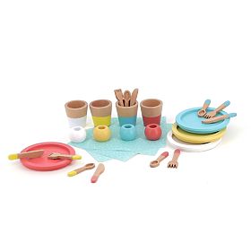 Vilac Wooden Dining Set 28 Pieces
