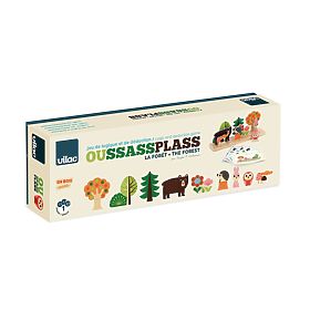 Vilac Wooden Logic Game Build It Right! Forest, Vilac