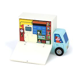 Vilac Wooden Logic Game Pack It Right! Movers, Vilac