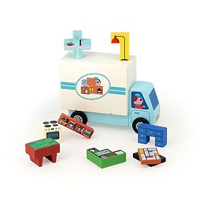 Vilac Wooden Logic Game Pack It Right! Movers