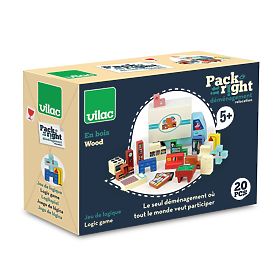 Vilac Wooden Logic Game Pack It Right! Movers, Vilac
