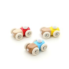 Vilac Wooden Mini Car Yellow, Vilac