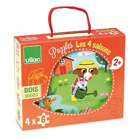 Vilac Wooden puzzle 4 seasons
