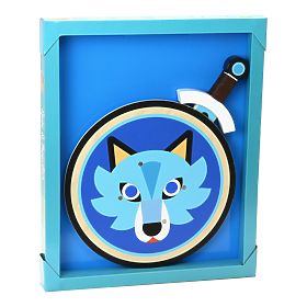 Vilac Wooden shield and sword Wolf